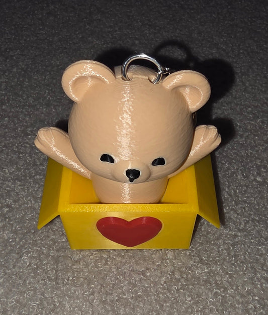 Hugs-In-A-Box Keychain