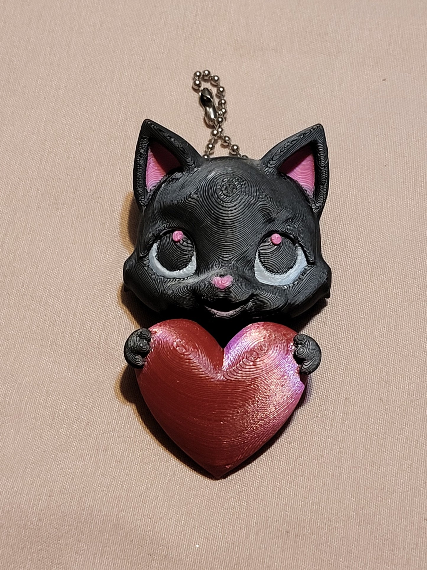 Cupid Kitty keychain