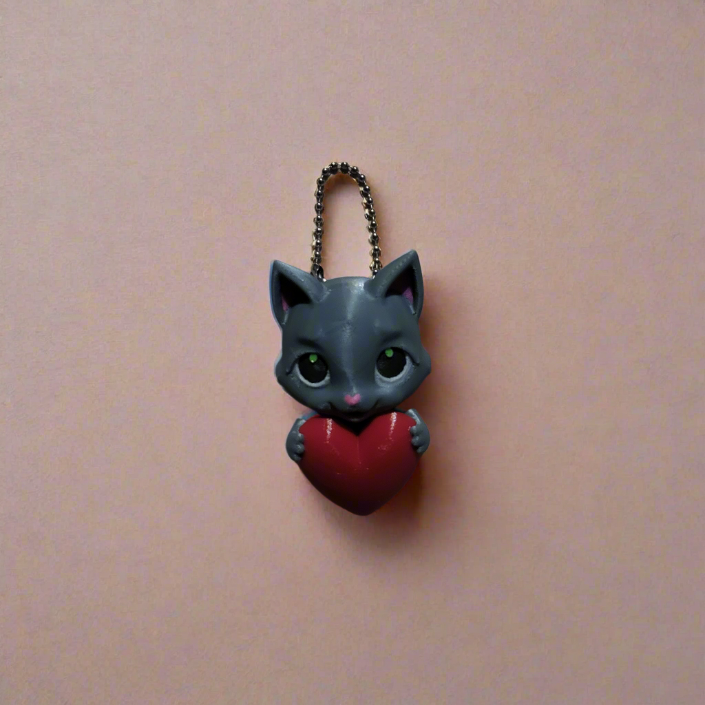Cupid Kitty keychain