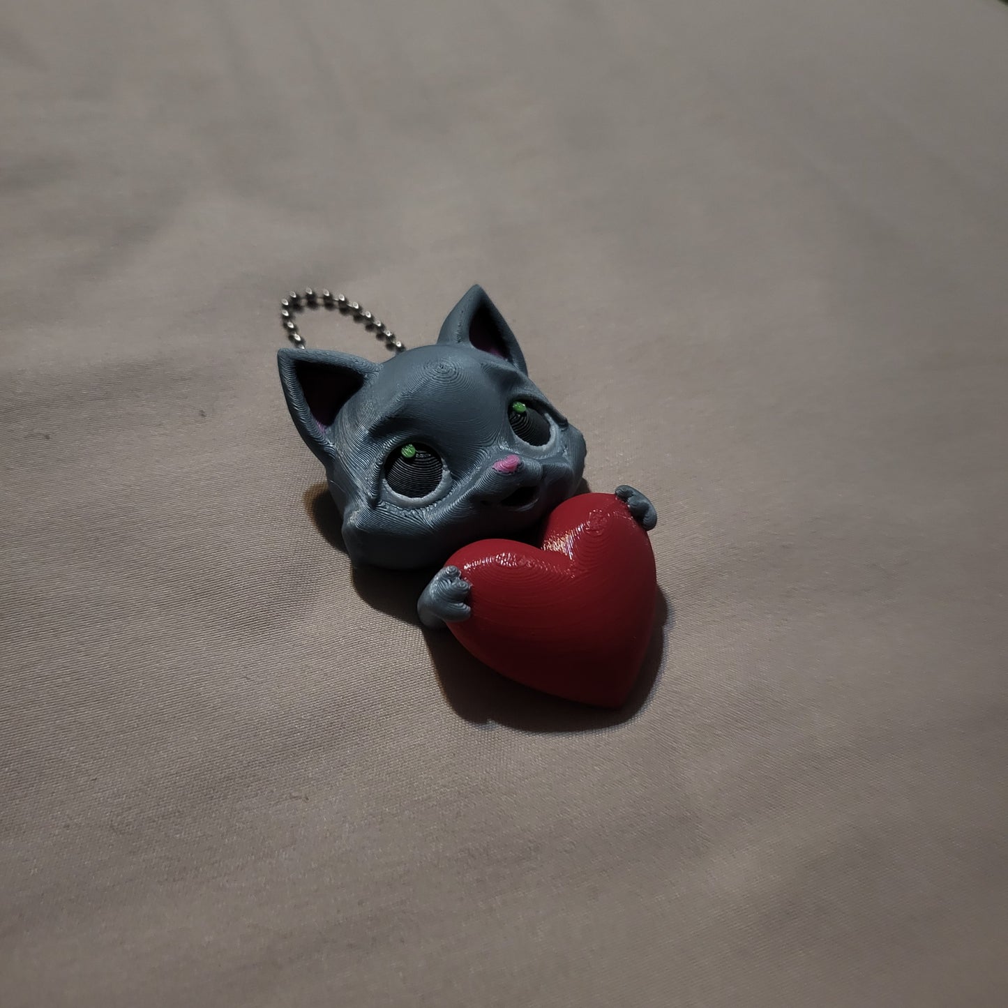 Cupid Kitty keychain