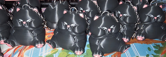 Pudge Paws Keychain