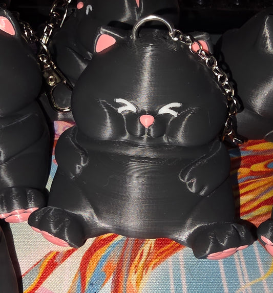 Pudge Paws Keychain