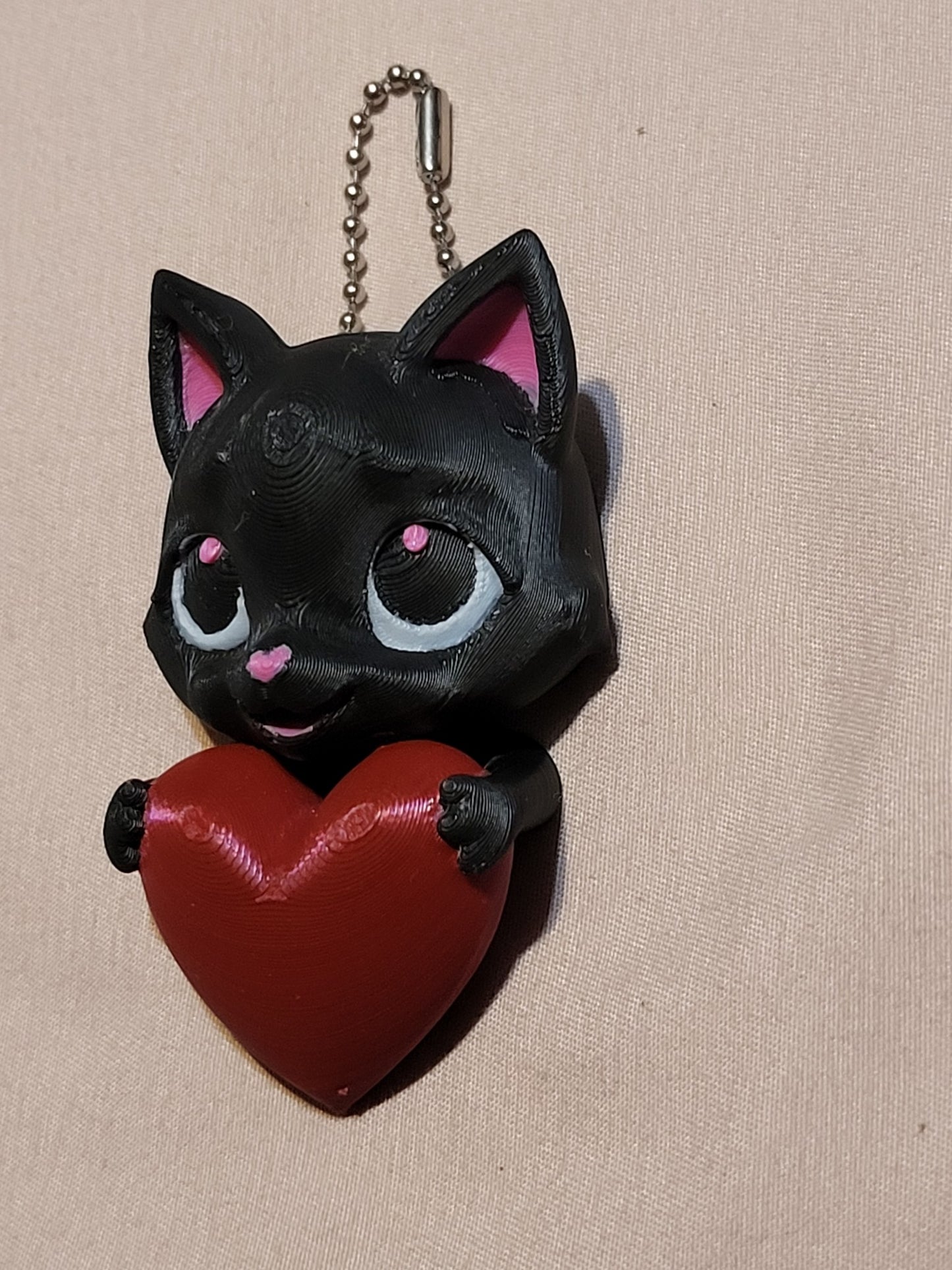 Cupid Kitty keychain