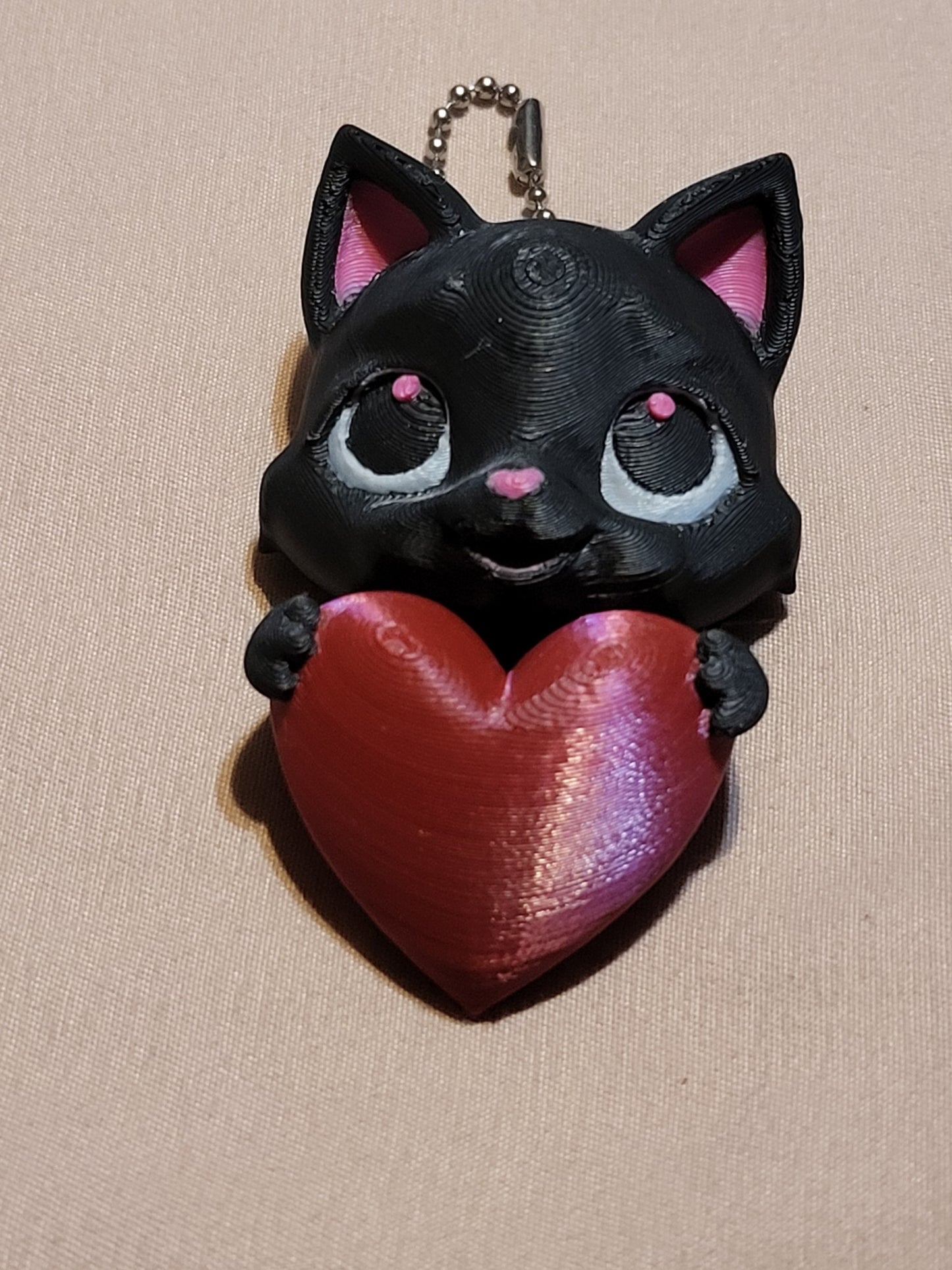 Cupid Kitty keychain