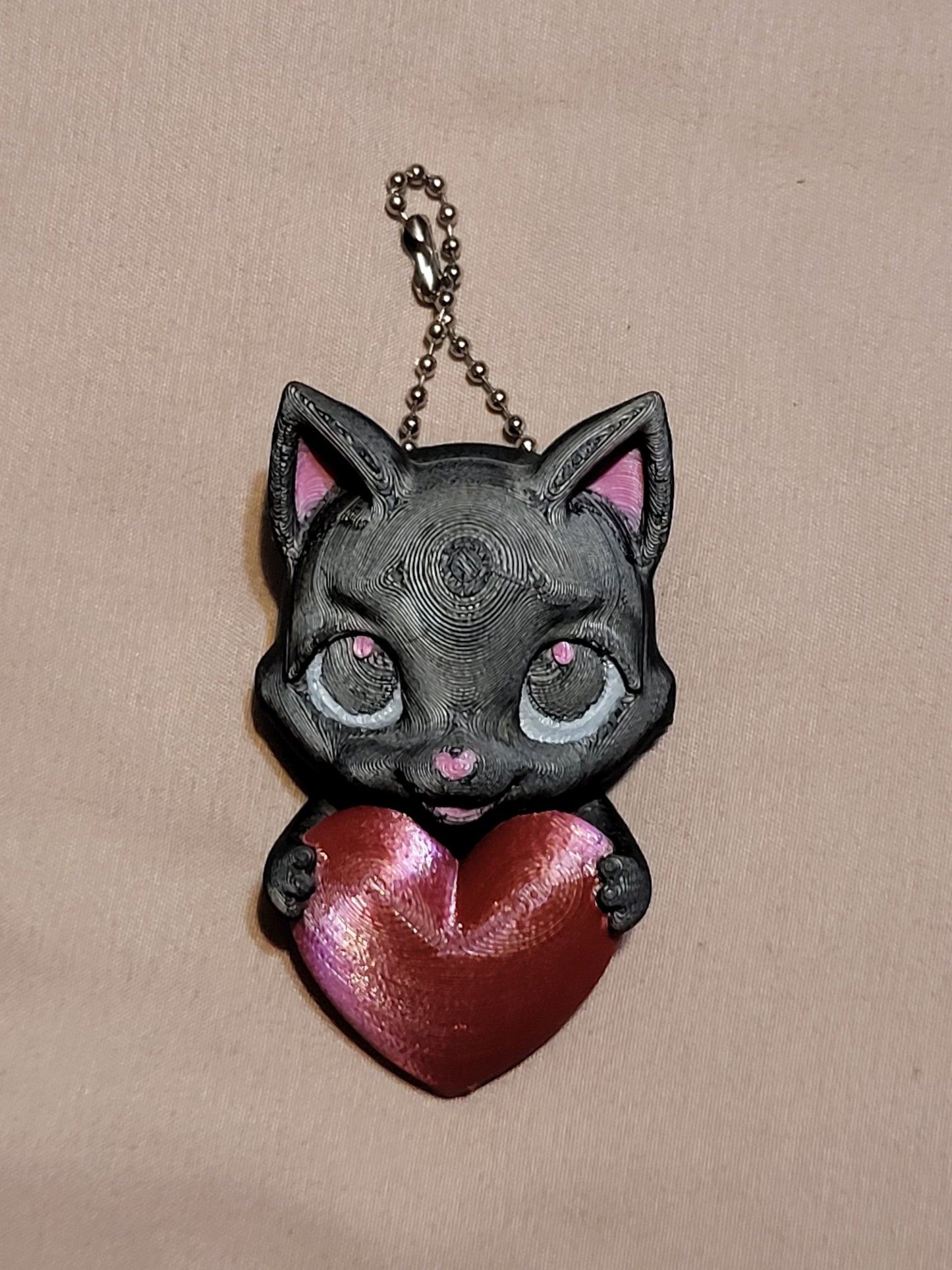 Cupid Kitty keychain