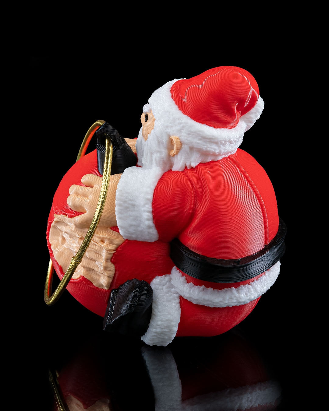 Naughty Claus ornament