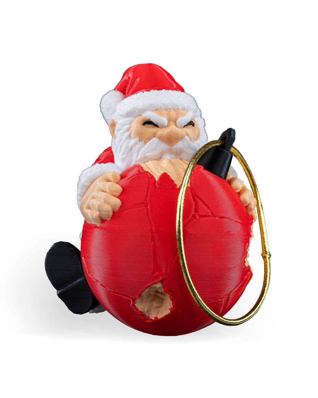 Naughty Claus ornament