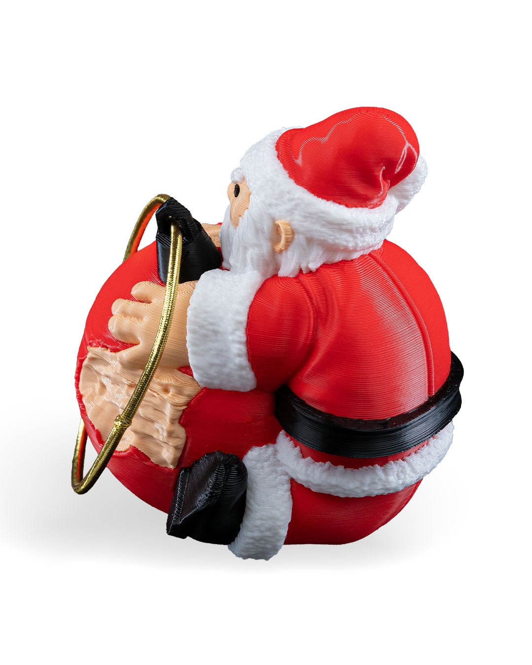 Naughty Claus ornament