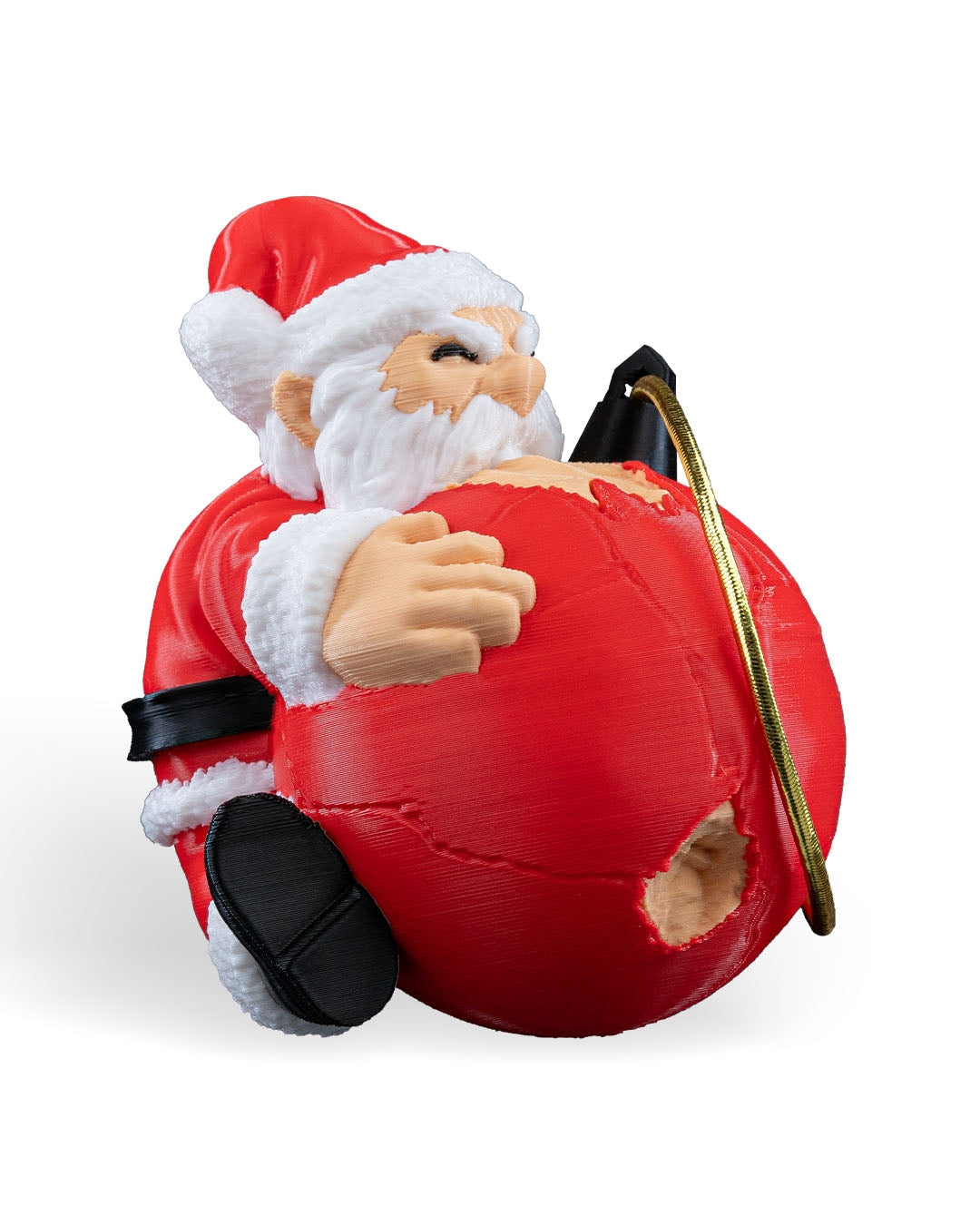 Naughty Claus ornament