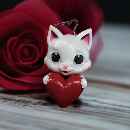 Cupid Kitty keychain